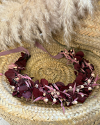 Corona Boho Borgoña