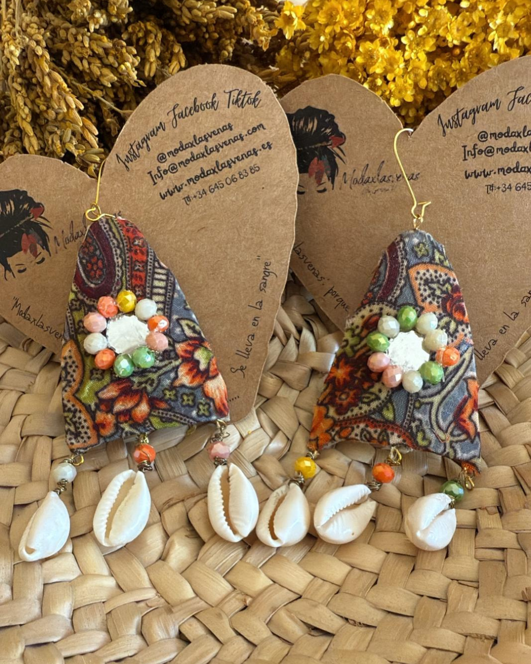 Pendientes Aurora Tribal