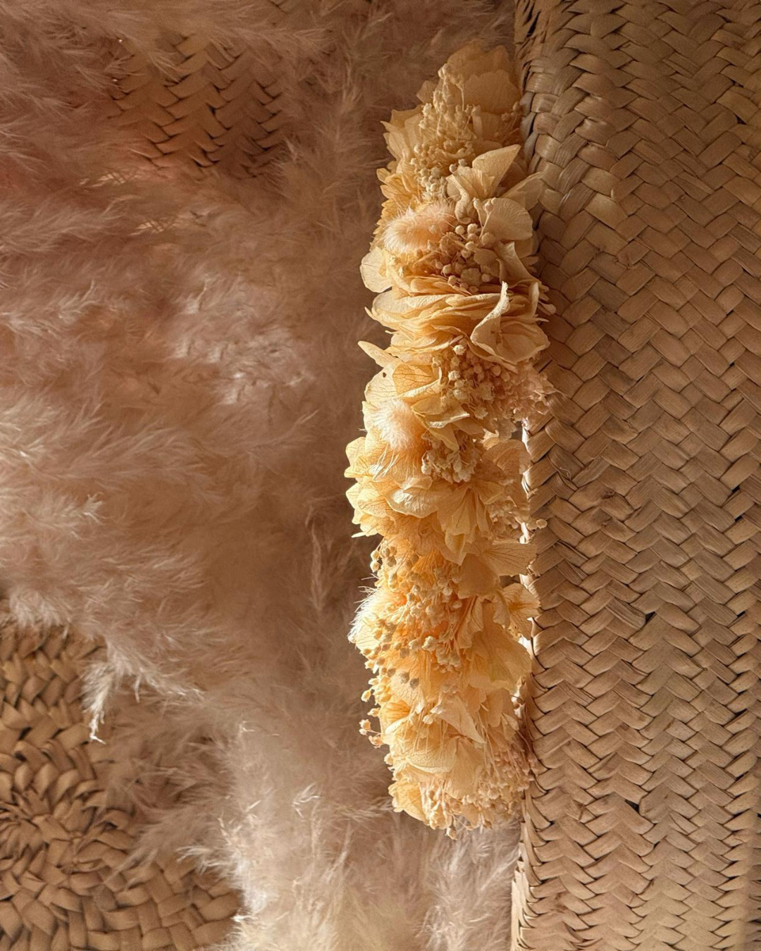 Corona Luz Melocotón Vintage