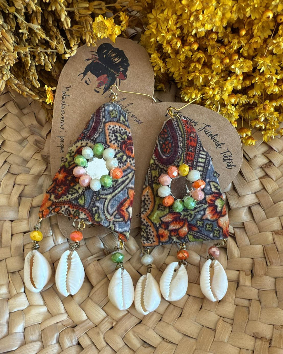 Pendientes Aurora Tribal