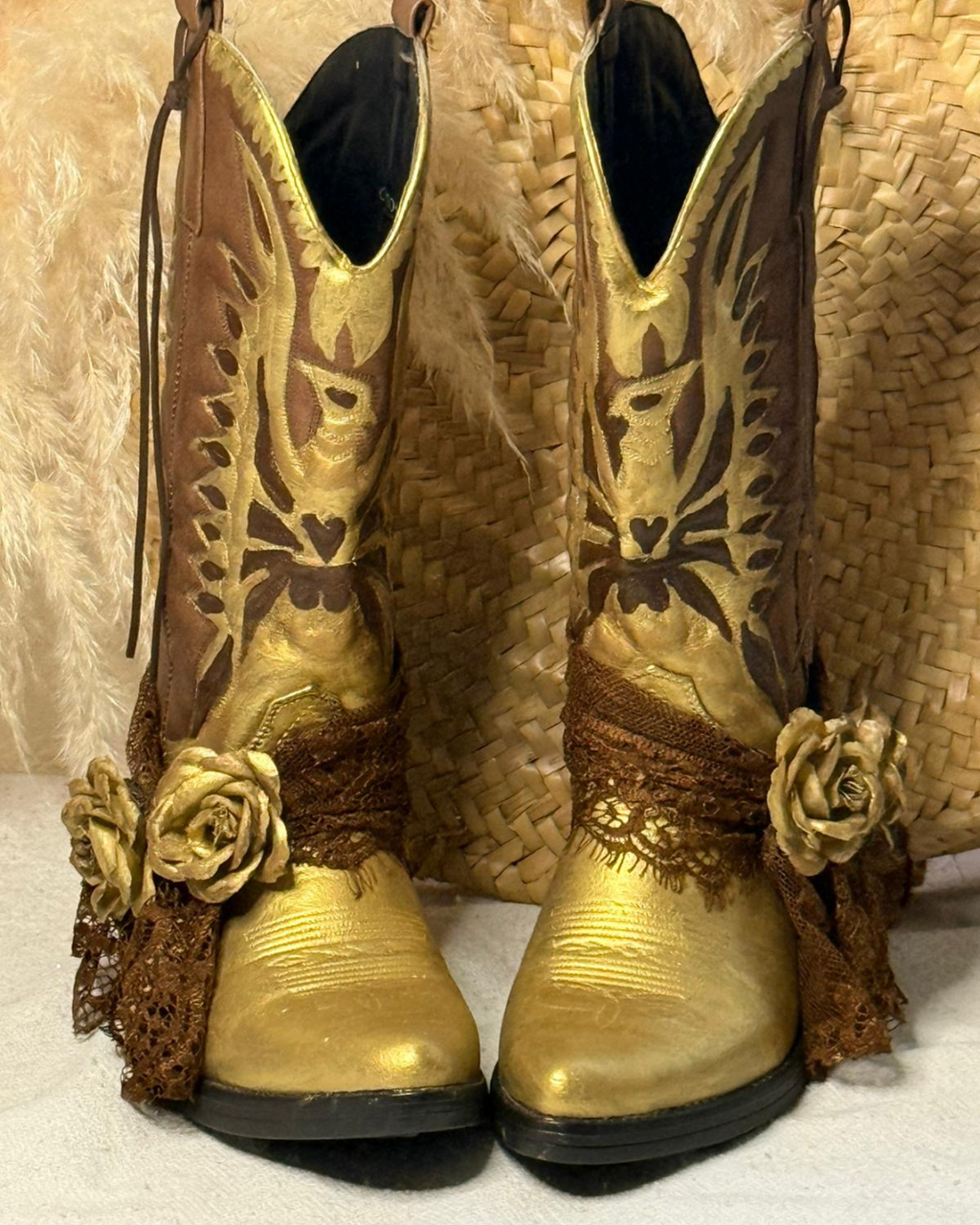 Botas Rosa del Oeste (Talla 36)