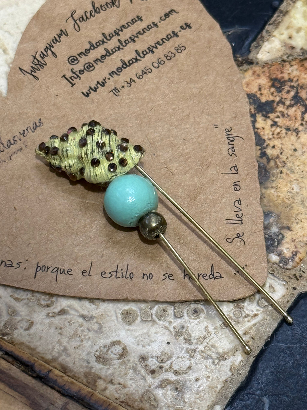 Horquillas Pistacho en las Venas