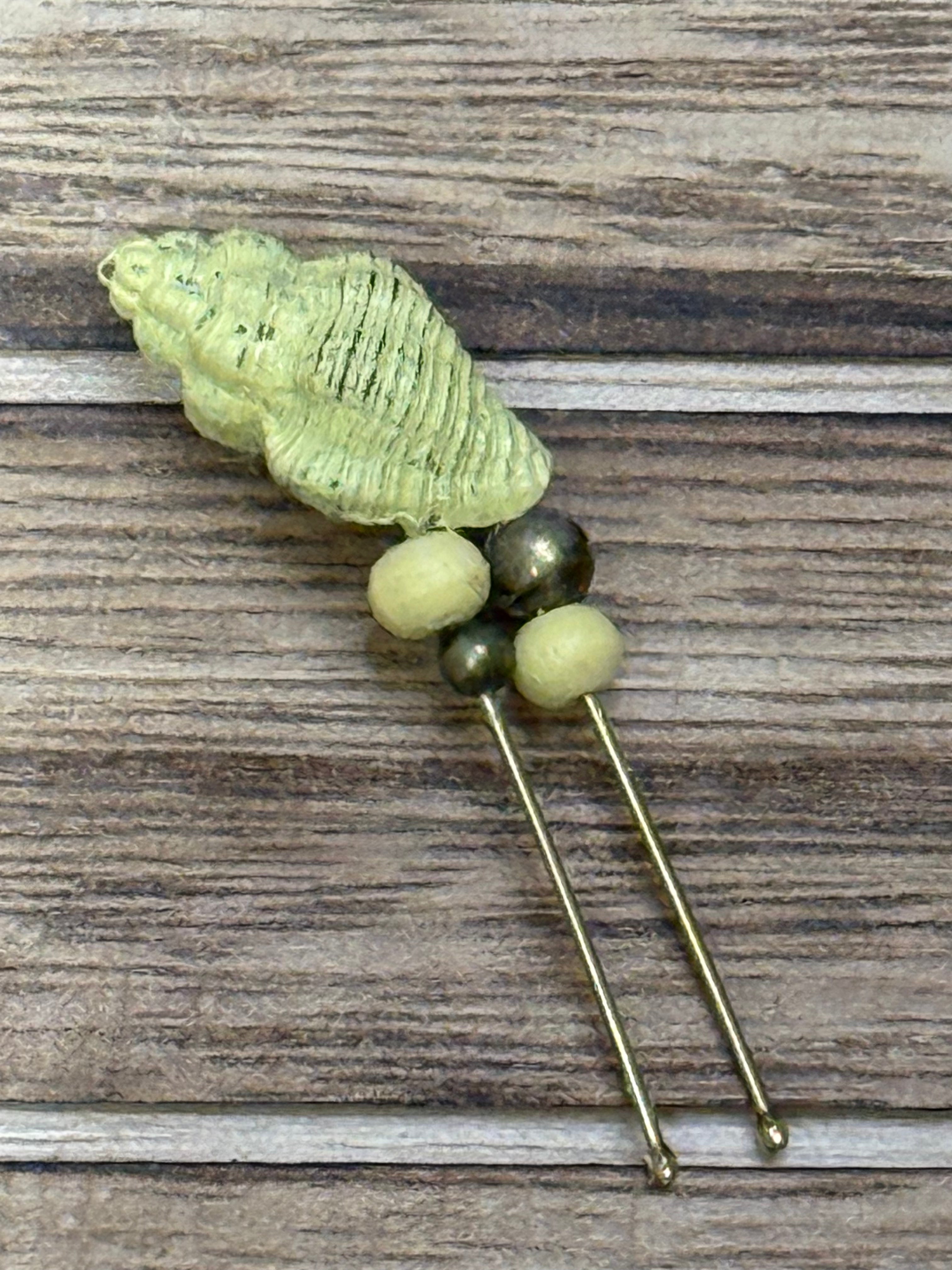 Horquilla Caracolas de Jade